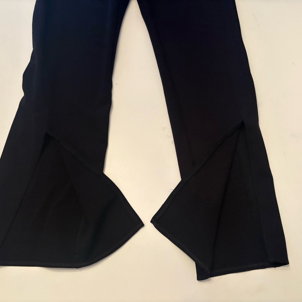 Liverpool Classic Black Pants - legs slit